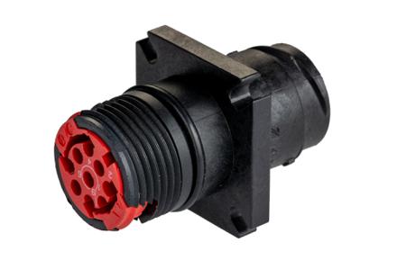 CL1M1201 Souriau Sunbank by Eaton Circular Connector, 9 Contacts, Flange, Standard Connector, Plug, Male, IP68, Clipper Series