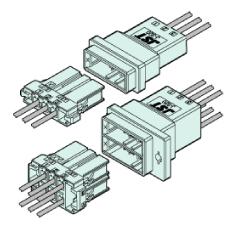 LF3M-41GF-M2-0N JST J300 Crimp Terminal Contact, Male, 0.5mm² to 1.25mm², 20AWG to 16AWG, Gold Plating