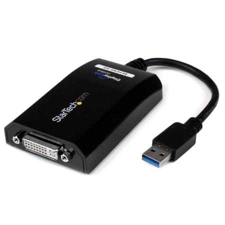 USB32DVIPRO StarTech.com USB A to DVI Adapter, USB 3.0, 1 Supported Display(s) - 2048 x 1152