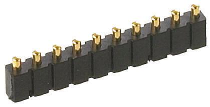 811-SS-003-30-004191 Preci-Dip Spring Loaded Connector, 3 Contact(s), 2.54 mm Pitch, 1 Row, Shrouded