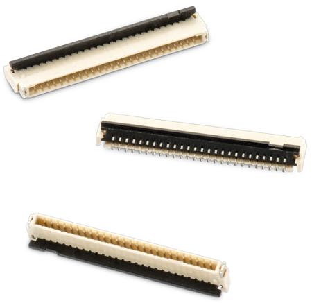 687112182122 Wurth Elektronik WR-FPC 687 Series 0.5mm Pitch 12 Way Horizontal SMT Male FPC Connector, ZIF Top and Bottom Contact