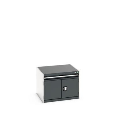 40028089-19V Bott 2 Door, 1 Drawer Sheet Steel Floor Standing Storage Cabinet, 800 X 750 X 600mm