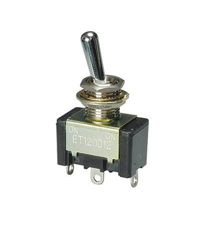 ET115D12-Z Nidec Components Toggle Switch, PCB Mount, On-On, SPDT, Solder Terminal