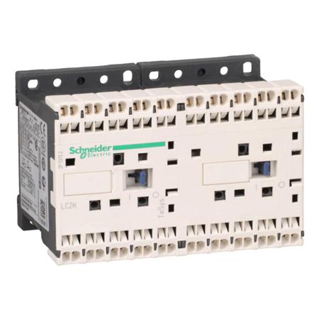 LC2K06103P7 TeSys K LC2K Reversing Contactor, 230 V Coil, 3 Pole, 6 A, 1 NO + 1 NC