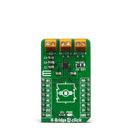 MIKROE-3787 MikroElektronika H-Bridge 4 Click for Mikroe-3887