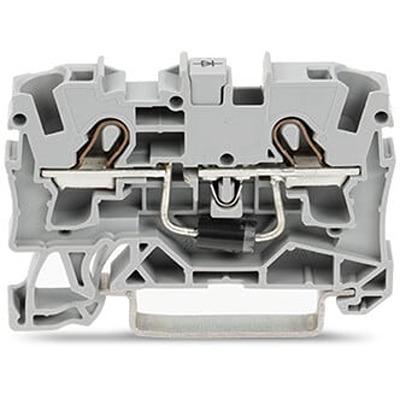 2004-1211-1000-400 WAGO2004-1211/1000-400 TOPJOB S Series Component Terminal Block, 4mm², 1-Level, Push In Termination