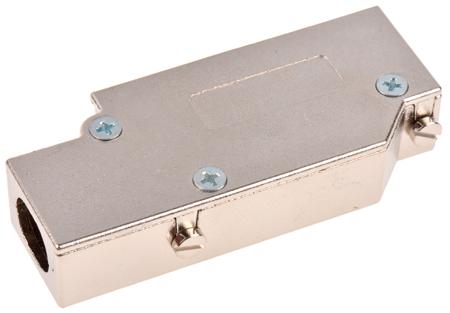 MHDCMR25-ULP MH Connectors MHDCMR Series Zinc Right Angle D Sub Backshell, 25 Way, Strain Relief