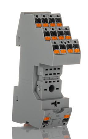 2900934 Phoenix Contact RIF-2-BPT/4X21 250V ac/dc DIN Rail Relay Base