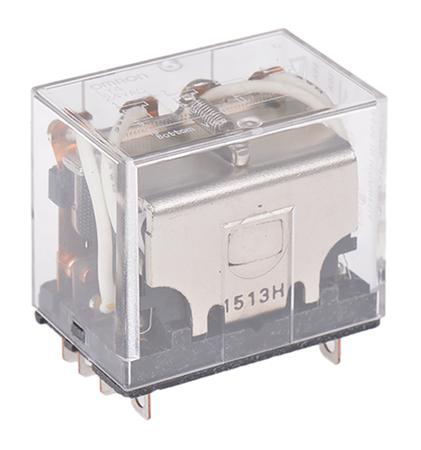 LY4-24VAC Omron Plug In Power Relay, 24V ac Coil, 10A Switching Current, 4PDT