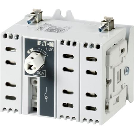 6098927-DDC-100-2-SK 2 Pole Rear Panel Isolator Switch - 100A Maximum Current, IP20