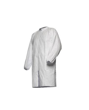 D15534013 DuPont White Unisex Visitor Coat, XL