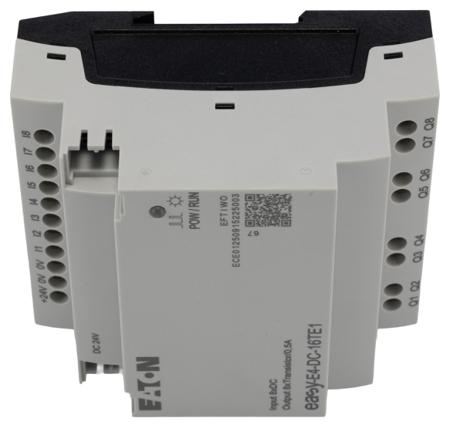 197220-EASY-E4-DC-16TE1 Eaton easy Logic Module - 8 Inputs, 8 Outputs, Transistor, For Use With easyE4, Ethernet Networking