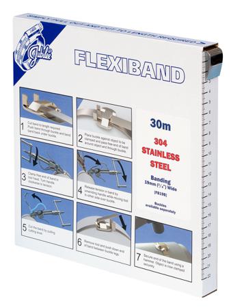 FB19B Jubilee Stainless Steel, 19mm Band Width