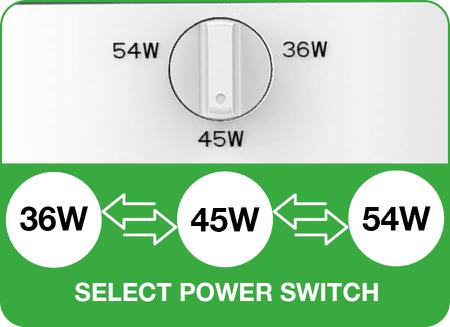 145789 LED Corn Switch E27 36W-54W 3000K-5000K