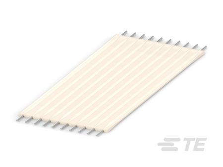 1-6437138-1 TE Connectivity, 1-643 Jumper Male Straight White Jumper 10 Way 1 Row 2.54mm Pitch
