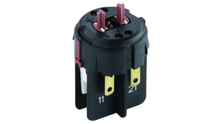1.20.126.514/0000 RAFI RAFIX 22 Series Contact Block for Use with Switch Accessories, 35V ac, DPST