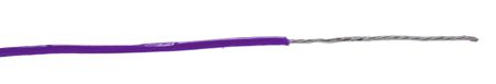 5852 VI005 Alpha Wire Hook-up Wire TEFLON Series Purple 0.09 mm² PTFE Equipment Wire, 28 AWG, 7/0.13 mm, 30m, PTFE Insulation,