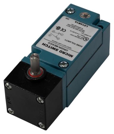 LSYAB1A IP67 Snap Action Limit Switch Rotary Lever Die Cast Zinc, NO/NC, 600V