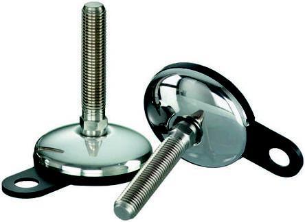 442-634 RS Pro Galvanised Steel Adjustable Feet 160mm Dia. 29mm 2000kg Static load Capacity