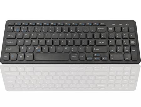KYB-BIO960-BTBK Ceratech  Wireless Bluetooth Compact Keyboard, QWERTY (UK), Black