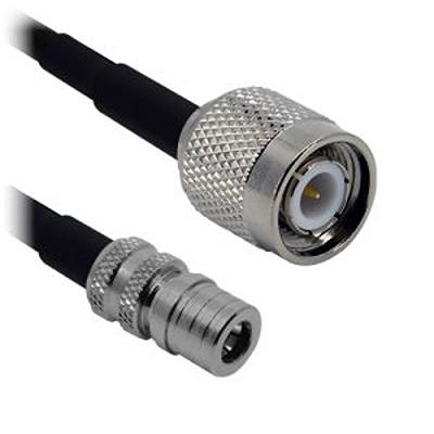 ASMQM1000ZG058L11 Siretta ASMQM Series, 10 m, Low Loss Coaxial Cable 50 Ω, Black, Terminated