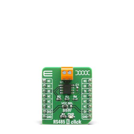 MIKROE-3993 MikroElektronika RS485 6 Click THVD1329DT for HVAC Systems