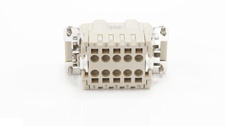 208-4497 RS PRO Heavy Duty Power Connector Insert, 10 contacts, 16A, Male