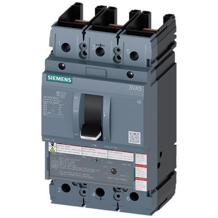 3VA5215-6ED31-1AA0 Siemens, SENTRON MCCB 3P 150A, Breaking Capacity 25 kA, Fixed Mount