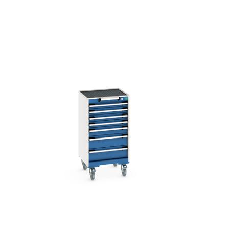 40402021-11V Bott, 7 Drawer Sheet Steel Floor Standing Storage Cabinet, 525 X 525 X 985mm
