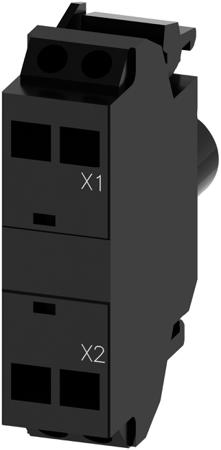 3SU1401-1BF20-3AA0 Siemens SIRIUS ACT 3SU14 Series Light Block, 230V ac