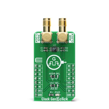 MIKROE-4171 MikroElektronika , Clock Gen 3 Click for LTC6904 for LTC6904