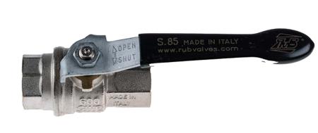 733-5170 RS Pro High Pressure Ball Valve Brass 1/2 in BSPP 2 Way