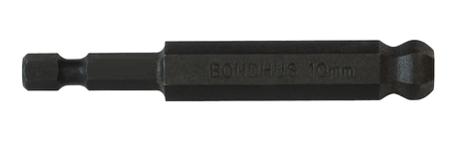 BON10880 Bessey Hex Hex Bit, 1/4 in Tip, 12 mm Tip, Hex Drive, 76 mm Overall 1-Piece