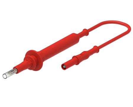 4932-IEC-120R Electro PJP Spring Loaded Test Probe, 4mm Tip, 1kV, 4mm Socket, 20A