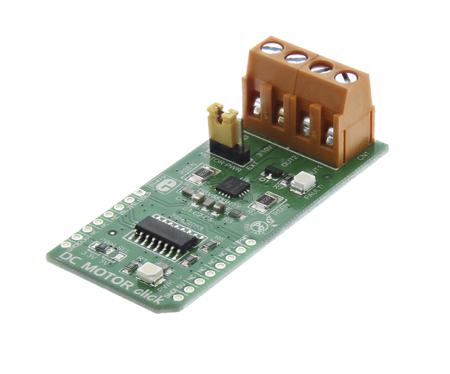 MIKROE-1526 MikroElektronika MOTOR Click DC Motor for Mikroe-1526 for 74HC4053, DRV8833RTY