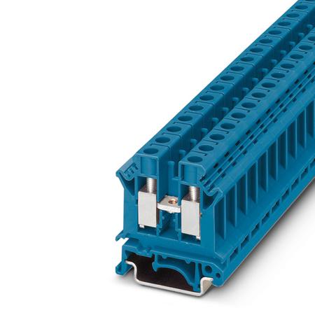 3005086 Phoenix Contact  UK 10 N BU Series Blue, 0.5 → 10mm², Single-Level, Screw Termination, ATEX