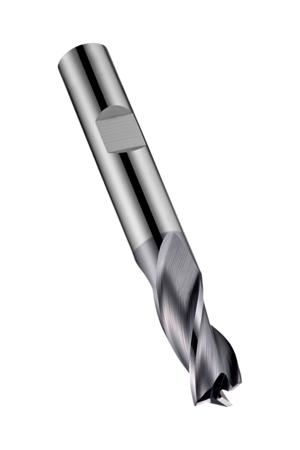 S9337-0 Dormer End Mill, 7mm Cutter, Solid Carbide, 8 mm Shank, 19mm Cut Length