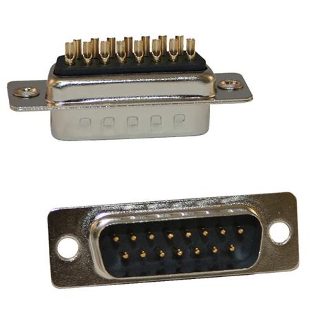 171-015-103L001 Norcomp 171 15 Way Panel Mount D-sub Connector Plug, 2.77mm Pitch
