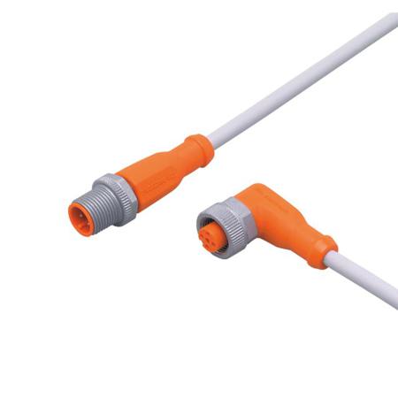 EVW022 ifm electronic Male 1 way M12 to Female 1 way M12 Sensor Actuator Cable, 0.5 m