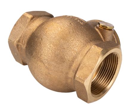 510-3744 RS Pro Bronze Single Non Return Valve 1-1/2 in BSPT