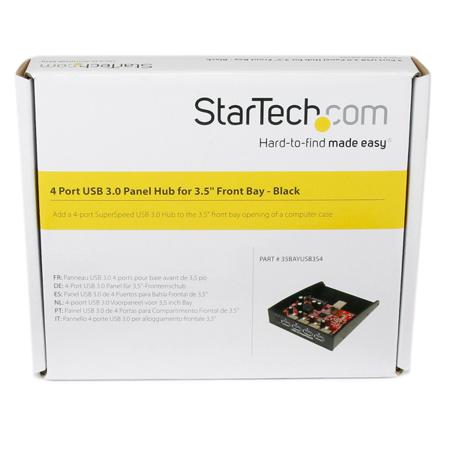 35BAYUSB3S4 StarTech.com 4x USB A Port Hub, USB 3.0 - USB Powered