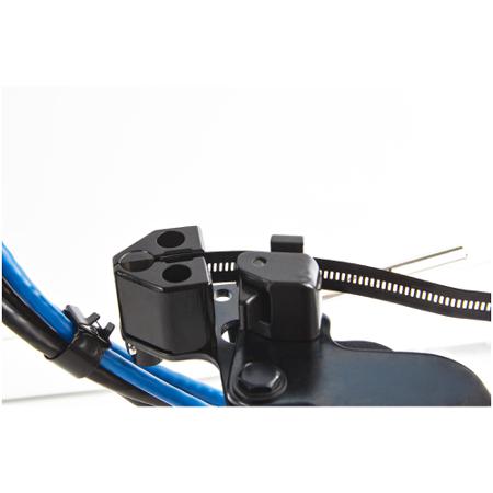 CBMMCT StarTech.com Cable Tie, Metal Cable Ties, 225mm x 7 mm, Black Stainless Steel, Pk-50pack