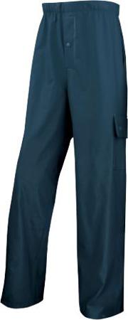 850PANBMPT Delta Plus 850PAN 's Navy Blue Rain Trousers Breathable, Waterproof, Size S 26in W