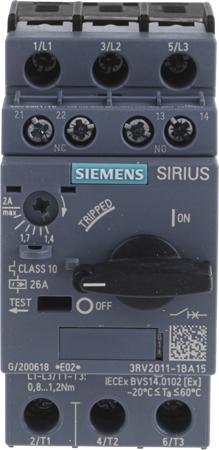 3RV2011-1BA15 Siemens 1.4 → 2 A SIRIUS 3RV Motor Protection Circuit Breaker, 690 V