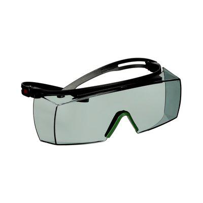SF3717ASP-BLK-EU 3M Secure-Fit 3700 OTG, Scratch Resistant Anti-Mist Safety Goggles with Grey Lenses