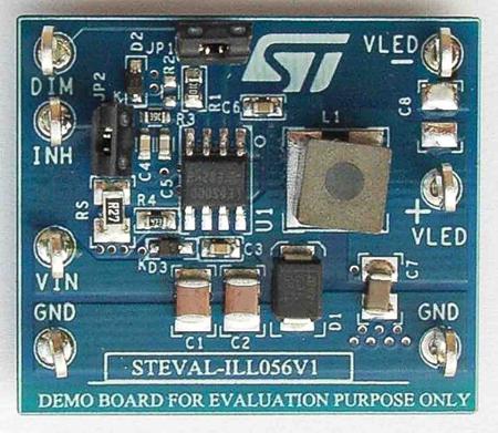 STEVAL-ILL056V1 STMicroelectronics , STEVAL LED Driver Evaluation Board for LED5000 for Dimming LED Driver
