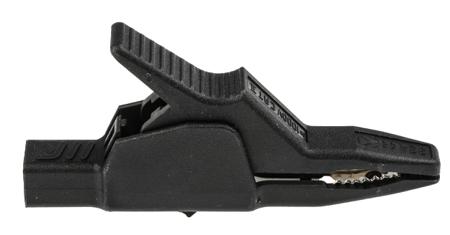 972405100 Hirschmann Test & Measurement Crocodile Clip, Brass Contact, 32A, Black