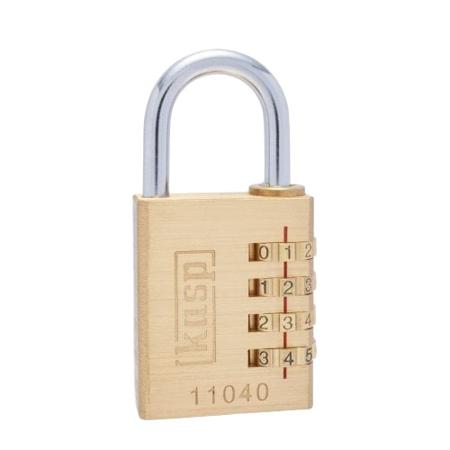 K11020D2 Kasp Combination Brass Padlock, 3 mm Shackle, 20mm Body