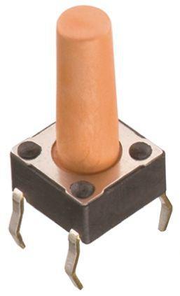 430156070736 Pink Tactile Switch, NO 50 mA @ 12 V dc 3.6mm Through Hole