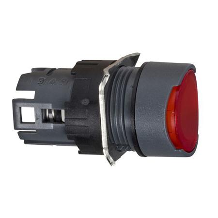 ZB6AF4 Schneider Electric Harmony Series Red Illuminated Push-In Push Button Head, 16mm Cutout, IP65